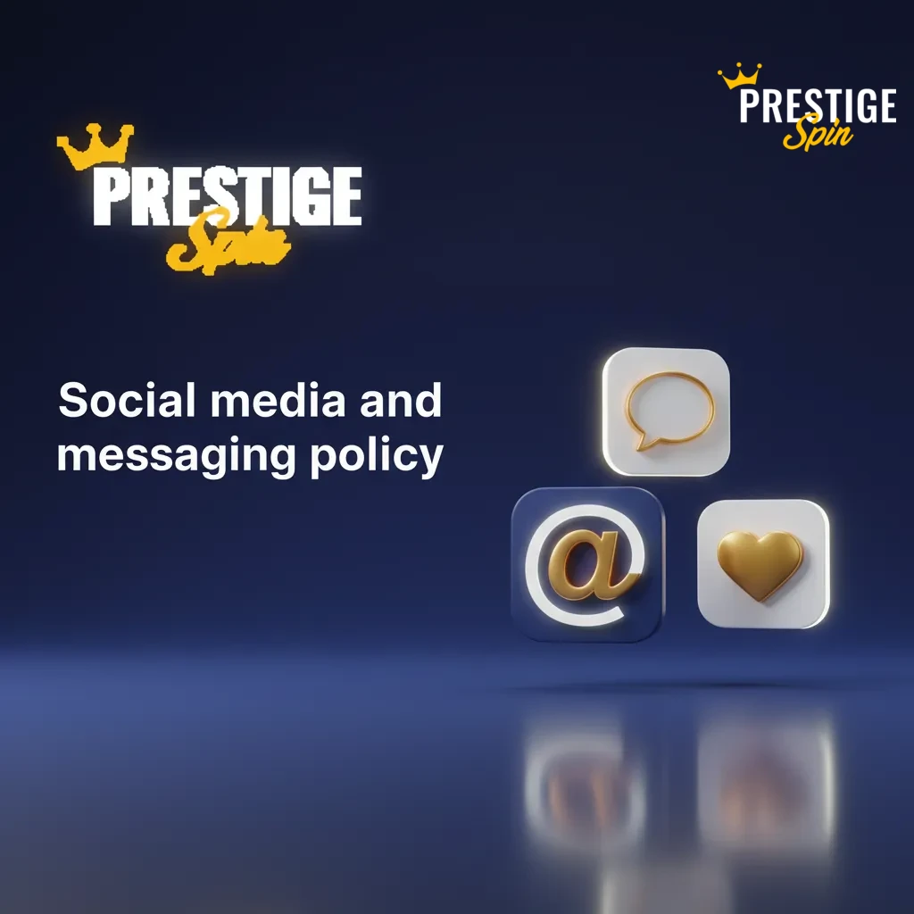 Policy: updates on FB/X/Instagram; no account support in DMs; use verified pages via site links; never share personal data.