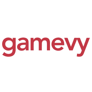 Gamevy logo.